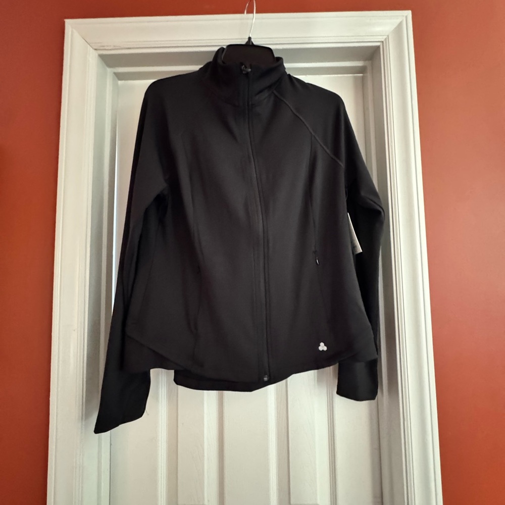 Unlined black jacket